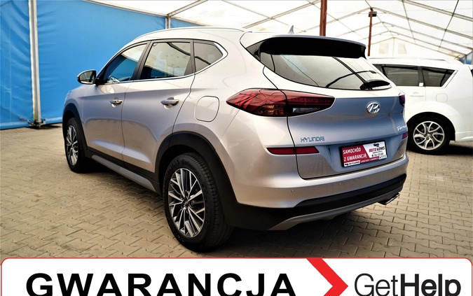 Hyundai Tucson cena 93990 przebieg: 80900, rok produkcji 2019 z Ryn małe 781